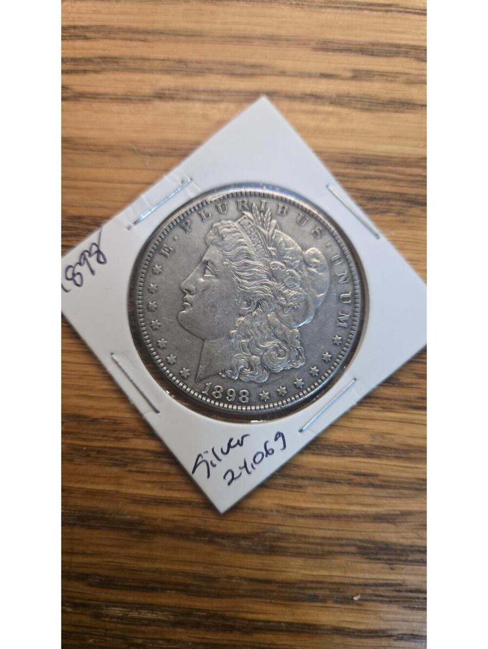 1898 Morgan Silver Dollar Coin